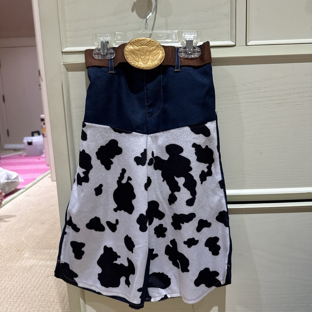 Jessie from Toy Story Cow Print Pants with Gold Buckle